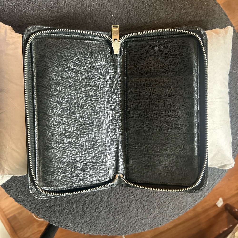 Saint Laurent Zip-Around Organizer Wallet Like New - Picture 9 of 12
